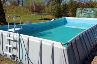 Vacuum Above Ground Pool with Sand Filter