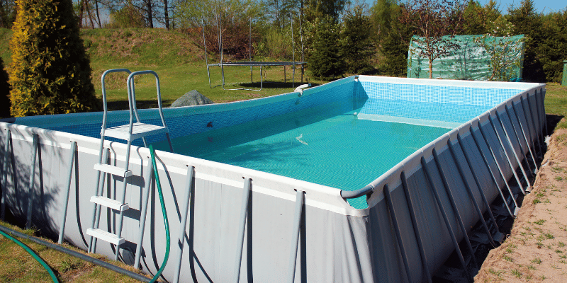 Vacuum Above Ground Pool with Sand Filter